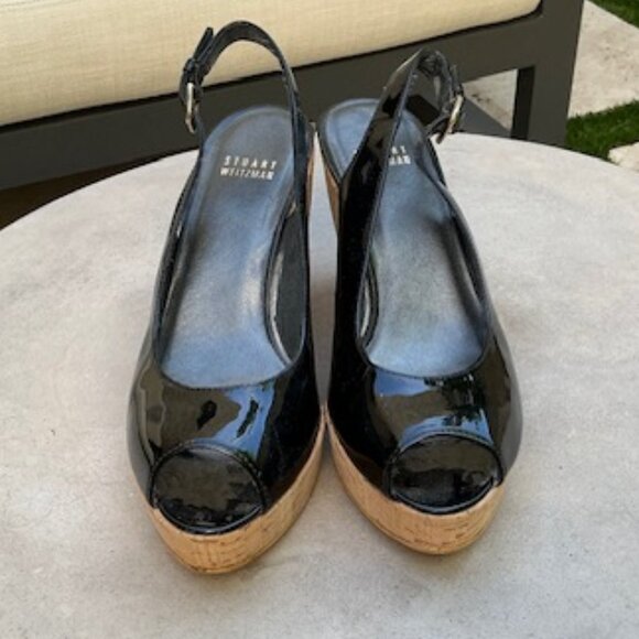 Stuart Weitzman Black Wedge - Picture 5 of 5